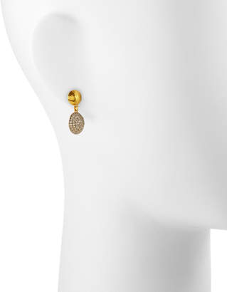 Gurhan Lentil Ice 24k Gold & Diamond Drop Earrings
