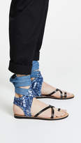 Thumbnail for your product : IRO Talita Sequin Wrap Sandals