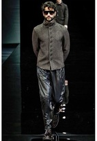 Thumbnail for your product : Giorgio Armani 16.5cm Nappa Leather Trousers