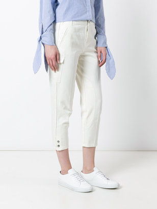Twin-Set back pockets straight-leg trousers