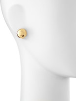 Thumbnail for your product : NEST Jewelry Clip-On Hammered Gold-Plated Half-Ball Stud Earrings