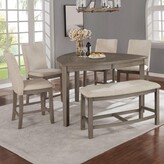 Thumbnail for your product : Best Quality Furniture 6-piece Counter Height Dining Set