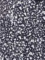 Thumbnail for your product : Carolina Herrera brush splatter print dress
