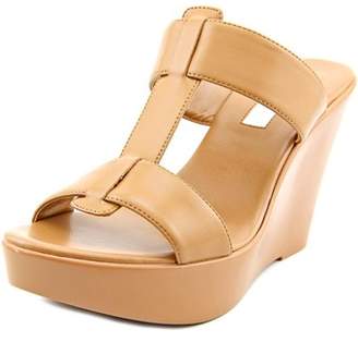 INC International Concepts Paciee Open Toe Synthetic Wedge Sandal.