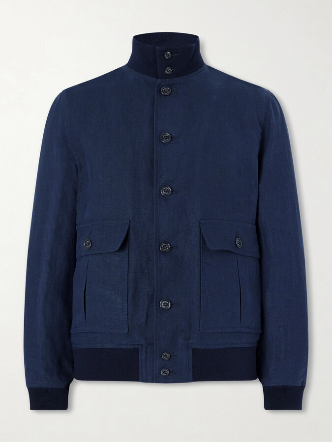 Valstar Valstarino Linen Bomber Jacket
