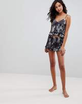 Thumbnail for your product : New Look Floral Plisse Sleep Cami