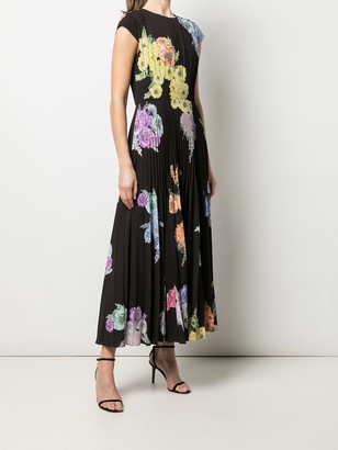 Jason Wu Collection Floral-Print Pleated Dress