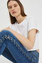 Thumbnail for your product : Tall side lace denim jamie jeans
