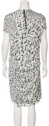 Helmut Lang Printed Midi Dress
