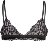 Thumbnail for your product : Dolce & Gabbana Black Triangle Bra in Floral Lace Woman