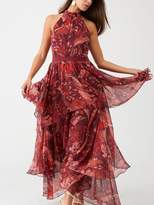 Thumbnail for your product : Y.A.S Natalie Tiered Show Stopper Maxi Dress - Brown