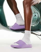 Thumbnail for your product : ASOS DESIGN sliders in lilac