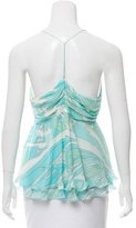 Thumbnail for your product : Emilio Pucci Silk Sleeveless Top