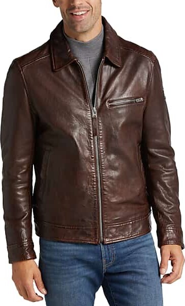 Awearness kenneth cole modern fit bomber jacket black Clearance