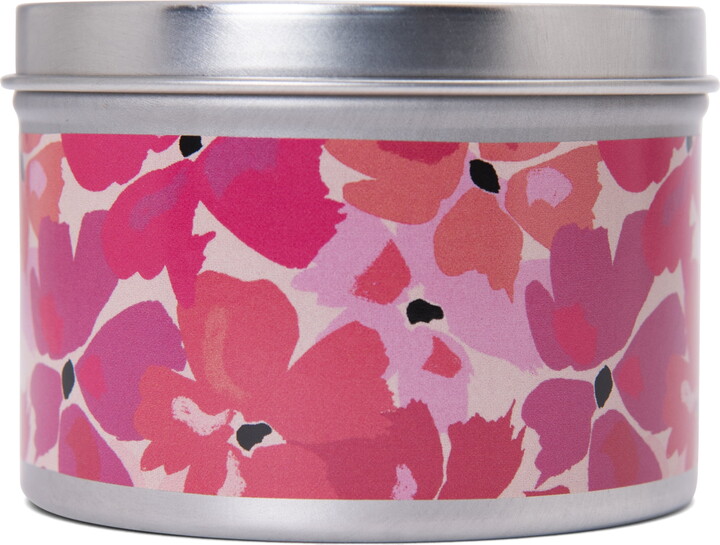 Colonial Candle Garden Peony 5 oz Scented Tin Candle, White