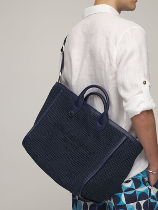 Dolce & Gabbana Logo Braided Tote Bag
