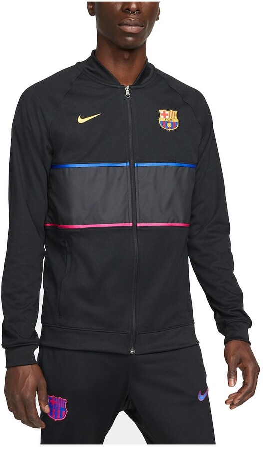 Nike Men's Black Barcelona I96 Anthem Raglan Full-Zip Jacket - ShopStyle
