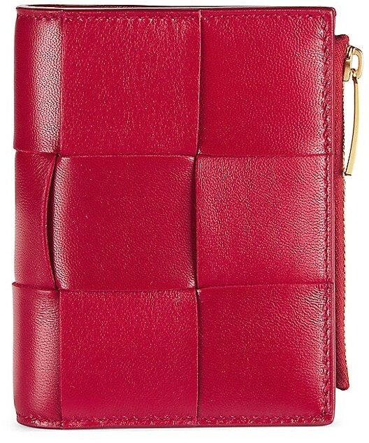 red designer wallets