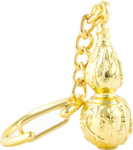 Feng Shui Import Healing Herbs Hulu Wu Lou Amulet Key Chain