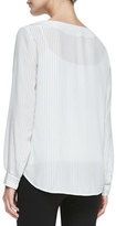 Thumbnail for your product : Joie Phillipa Long-Sleeve Pinstripe Blouse