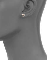 Thumbnail for your product : HBC JORDYN G Two-Piece Crystal Flamingo and Heart Stud Earrings Set