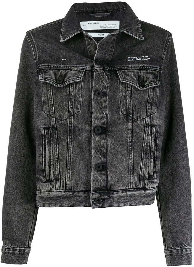 black denim jacket no sleeves