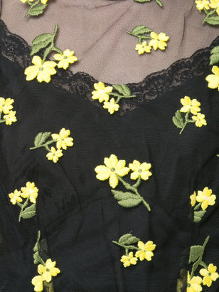 Simone Rocha embroidered flower dress