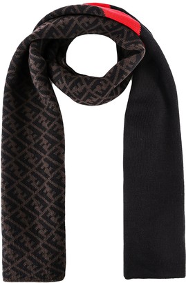 fendi ff logo scarf