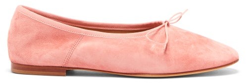 pink ballet flats