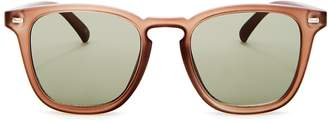 Le Specs Men's No Biggie Mirrored Square Sunglasses, 49mm