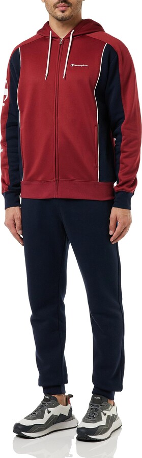 Champion Men's Legacy Sweatsuits-Maxi-Logo Storm Fleece Hooded
