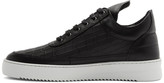 Thumbnail for your product : Filling Pieces Black Croc Low Top Ripple Sneakers