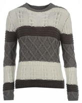 Thumbnail for your product : Soul Cal SoulCal Stripe Cable Knit Jumper Ladies