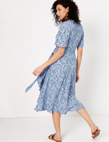 Thumbnail for your product : Marks and Spencer Crepe V-Neck Midi Wrap Dress