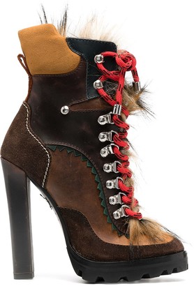 heeled hiking boots fashion