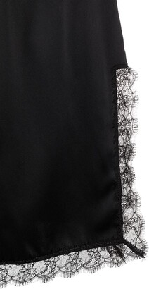 Kiki de Montparnasse Lace-Trim Slip Skirt