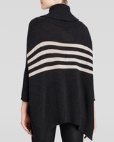 Thumbnail for your product : 360 Sweater - Cashmere Adrianna Striped Turtleneck