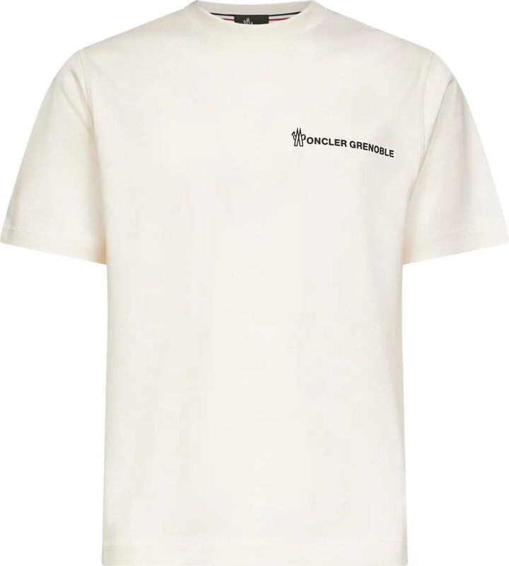 MONCLER GRENOBLE logo-embossed cotton T-shirt