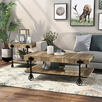 Beaucaire 2 Piece Coffee Table Set