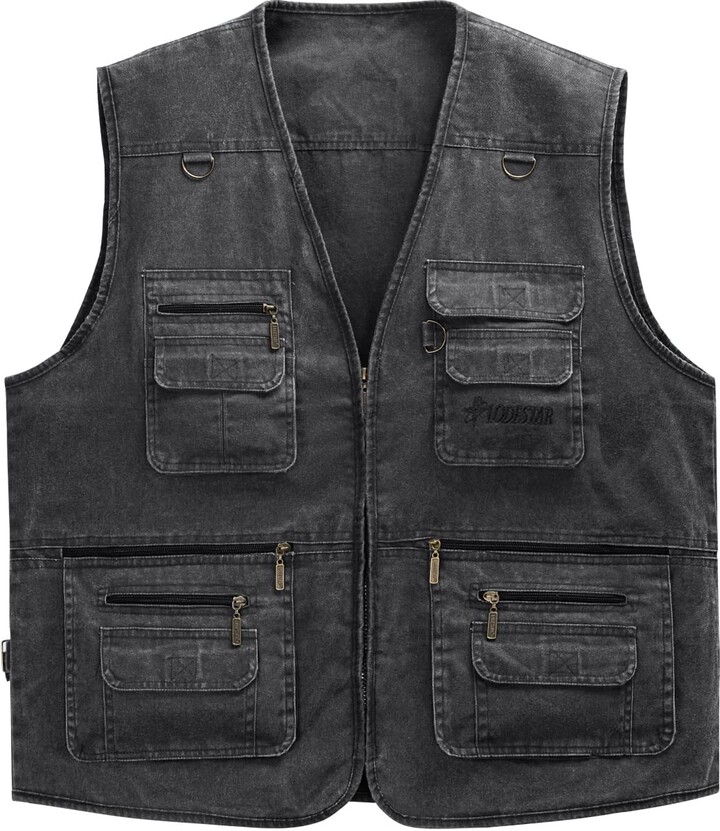 Gilet De Pêche Safari Homme - Multi-Poches, Léger, Respirant (Polyester) Pour Randonnée, Voyage, Extérieur