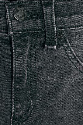 Rag & Bone The Capri Cropped Distressed Mid-rise Skinny Jeans - Gray