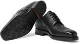 Thumbnail for your product : George Cleverley Henry Pebble-Grain Leather Wingtip Brogues