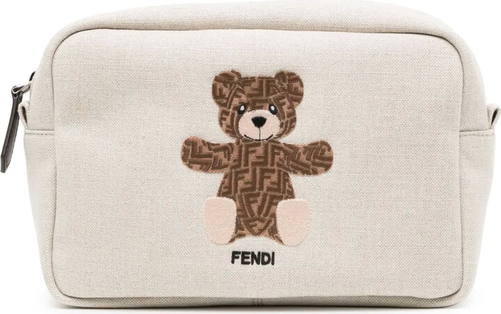 FF Teddy Bear zipped wash bag