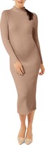 Thumbnail for your product : A Pea in the Pod Pietro Brunelli Long Sleeve Rib Maternity Sweater Dress