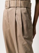 Thumbnail for your product : Brunello Cucinelli Cropped Pleated Trousers