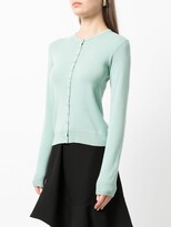 Thumbnail for your product : agnès b. Round Neck Snap-Fastening Cardigan