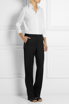 Thumbnail for your product : Maison Martin Margiela 7812 Maison Martin Margiela Stretch-cotton poplin and wool-twill jumpsuit