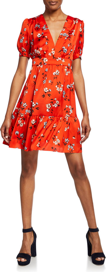 cocktail print dress