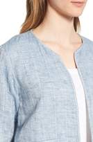 Thumbnail for your product : Eileen Fisher Organic Cotton & Linen Crop Jacket