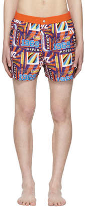 Kenzo Orange Hyper Swim Shorts